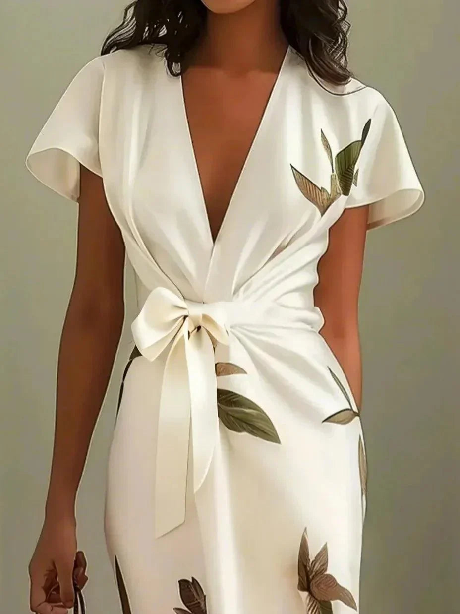 Ruby | Timeless Floral Wrap Dress