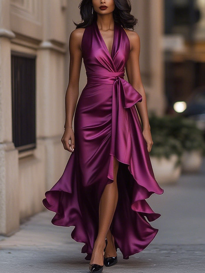 Amelya | Evening Wrap Maxi Dress