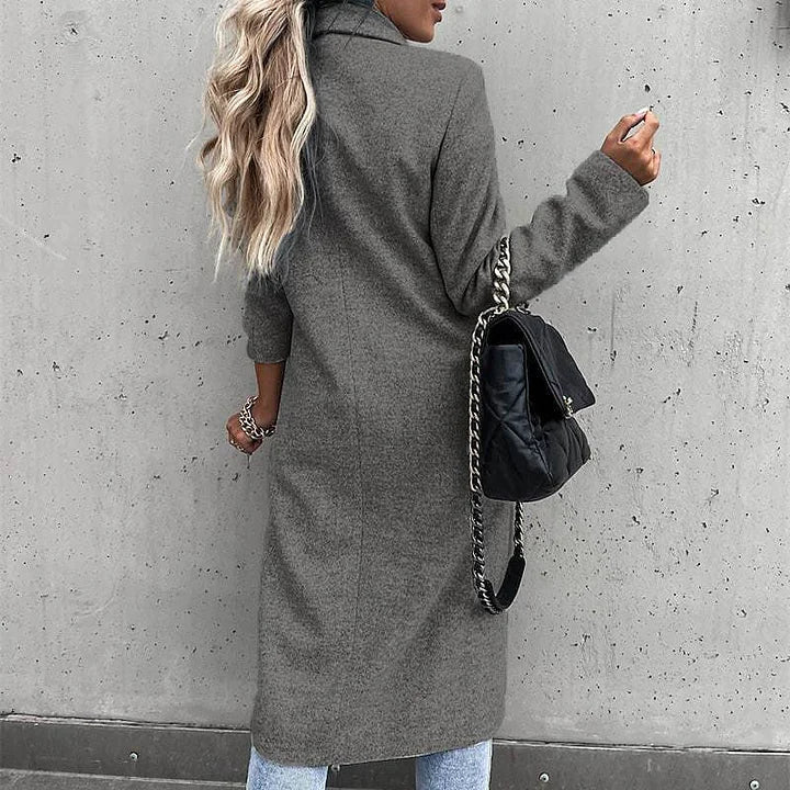 EVELYN - CLASSIC WINTER COAT WITH LAPELS