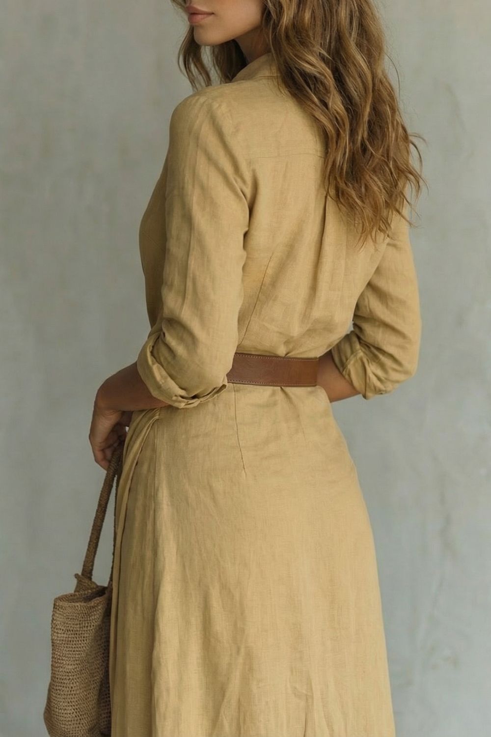 Azura | Button-down wrap dress | Belted maxi dress