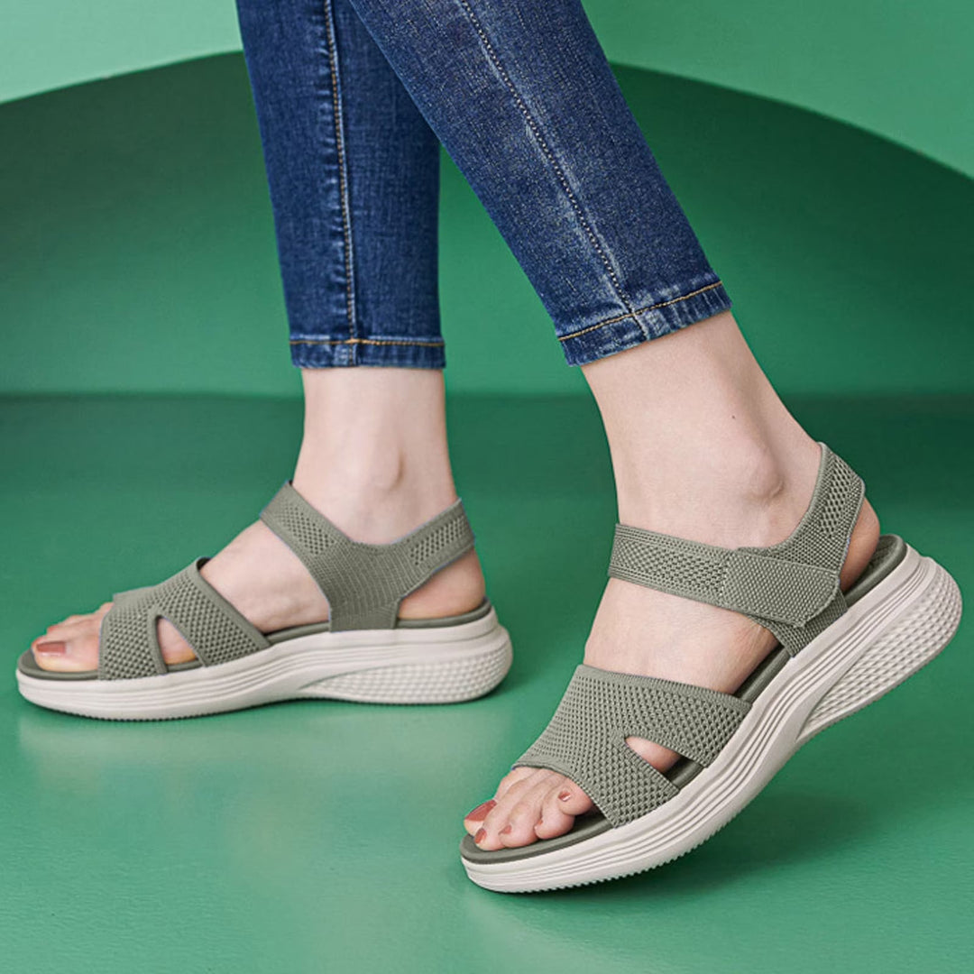 AMELIA | CUSHIONED MESH ORTHOPEDIC SANDALS