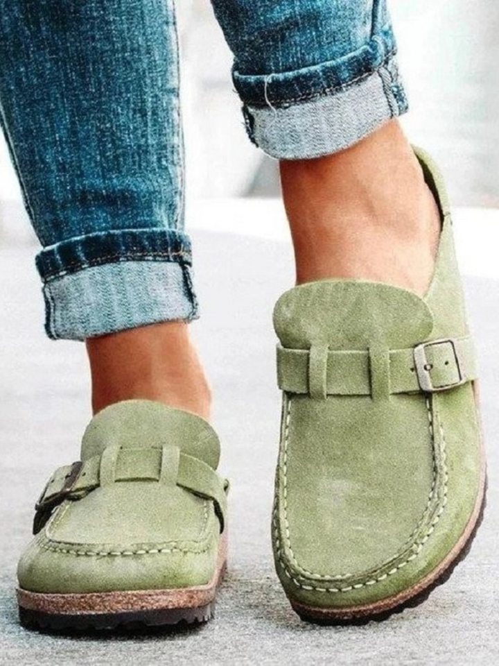 CHARLOTTE | BUCKLE COMFORT CLOGS