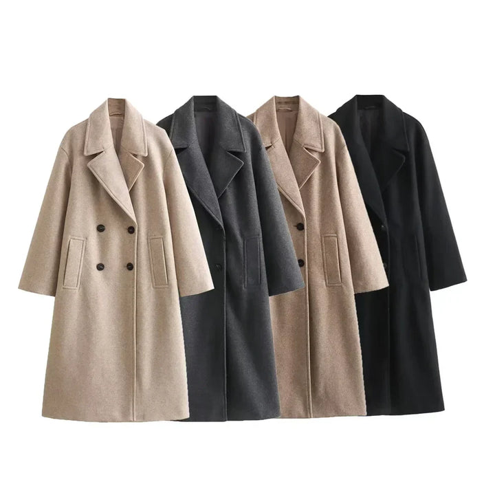 LYNA - WARM WINTER COAT WITH ELEGANT DESIGN