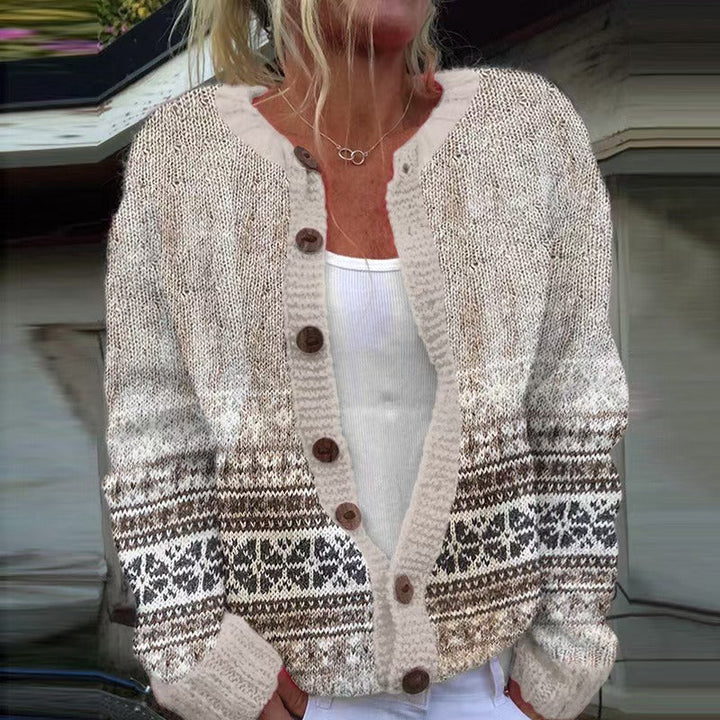 BRIELLE | VINTAGE ICELANDIC CARDIGAN
