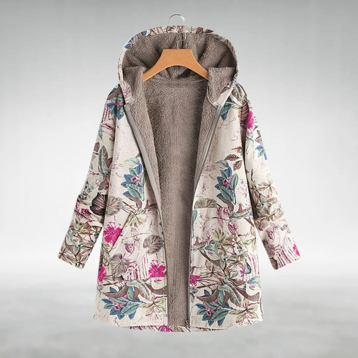 Melvaris | floral fleece jacket