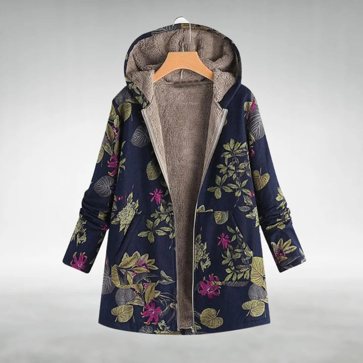 Melvaris | floral fleece jacket