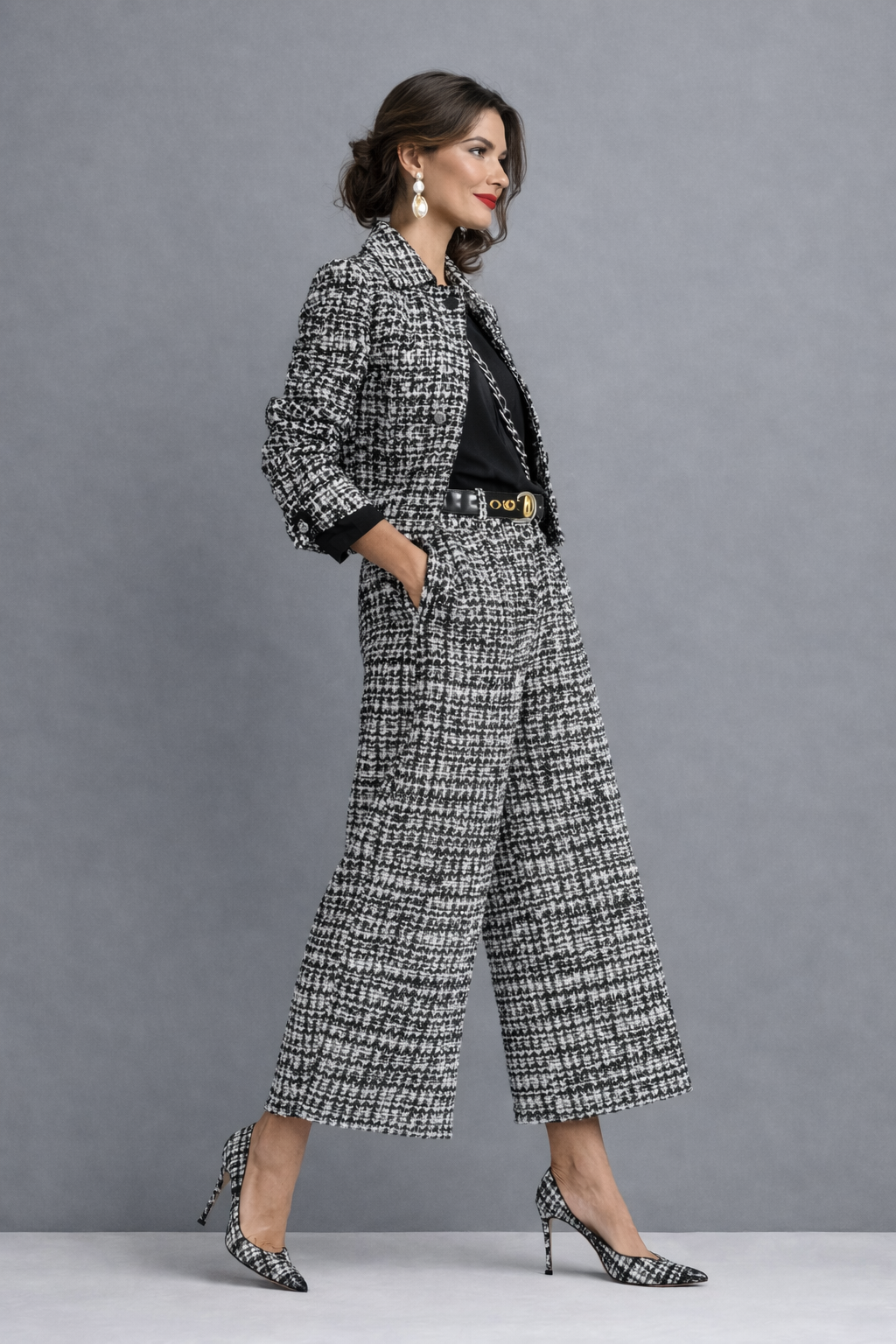 Melize | Elegant Two Piece Trouser Set