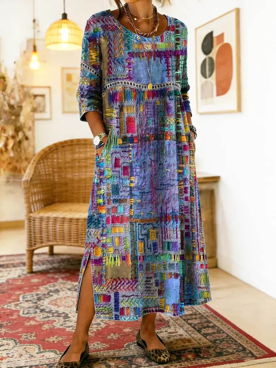 Sabine™ — BOHEMIAN PRINT MAXI DRESS
