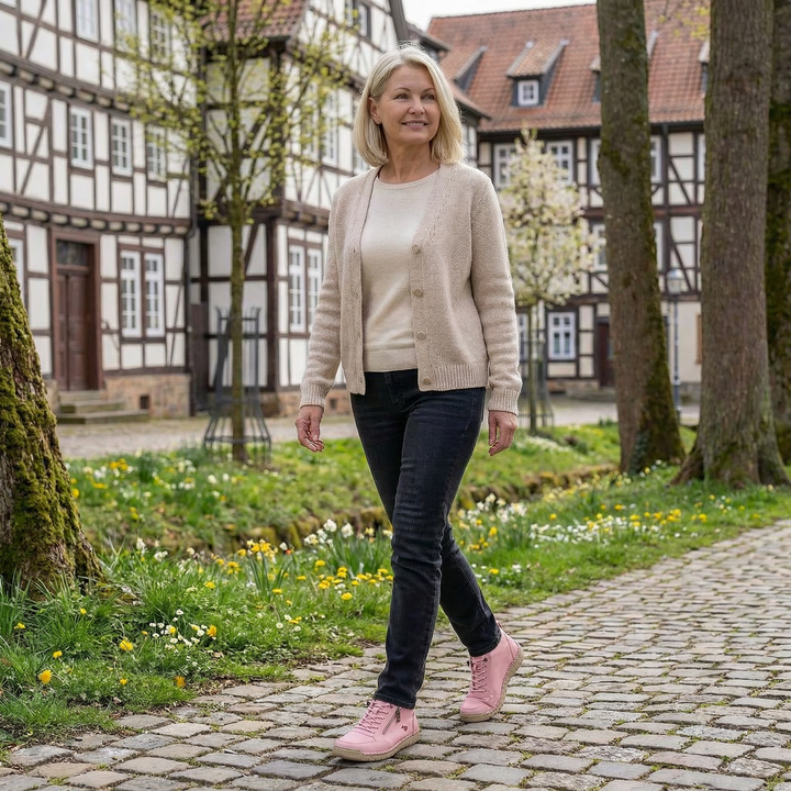 Mila — Comfortable Trainers with side zip